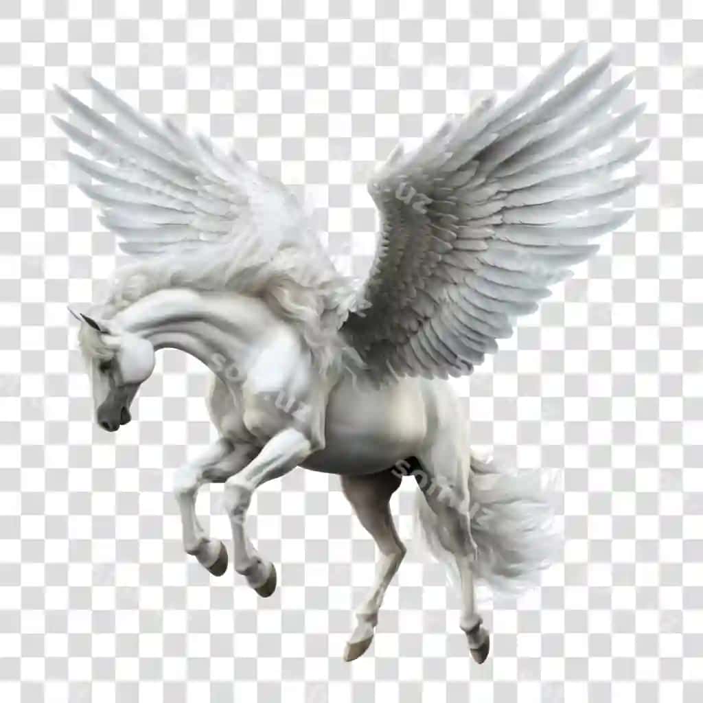Png Pegas hayvon farishta qush AI yaratilgan rasm rawpixel tomonidan | Png pegasus animal angel bird ai generated image by rawpixel