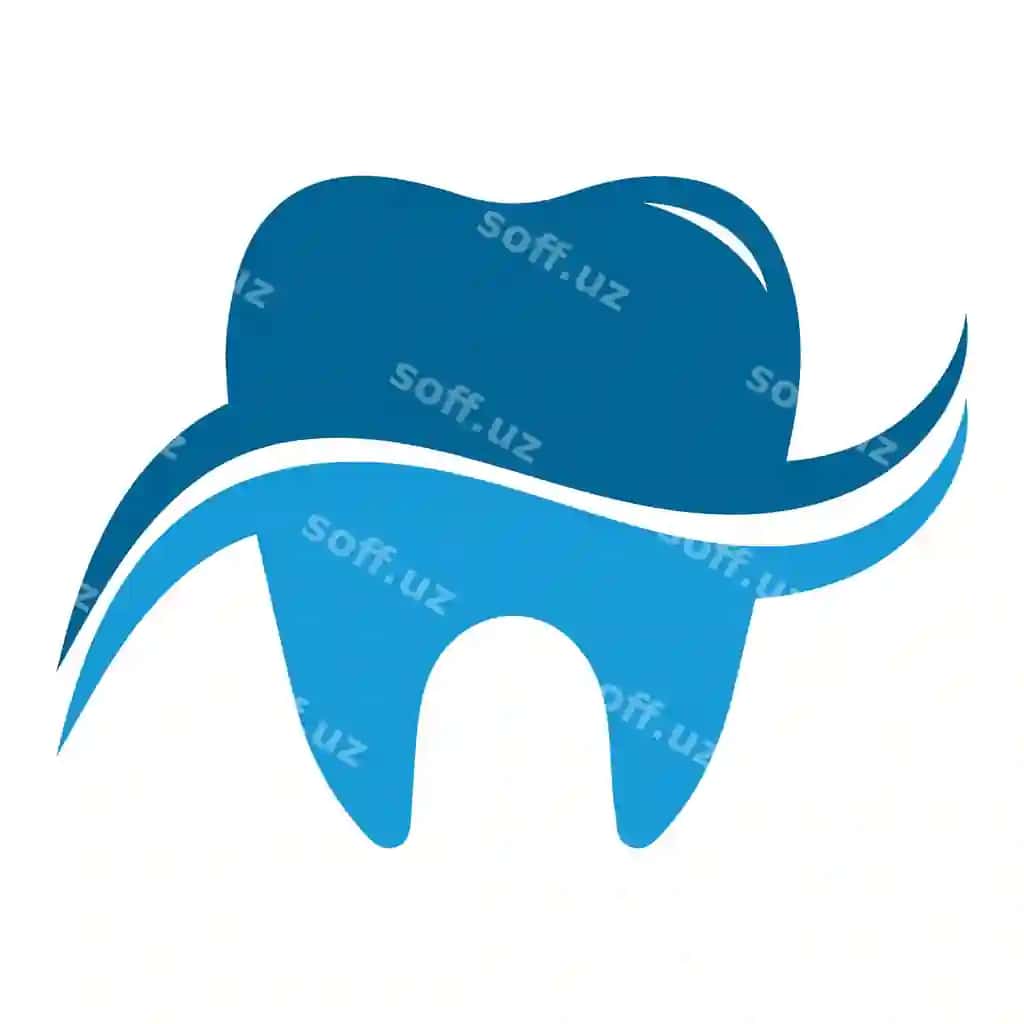 Tibbiy logotipa dizayni vektor shabloni yaratuvchi stomatolog logotipasi tibbiy klinikasi | Dental logo design vector templatecreative dentist logo dental clinic