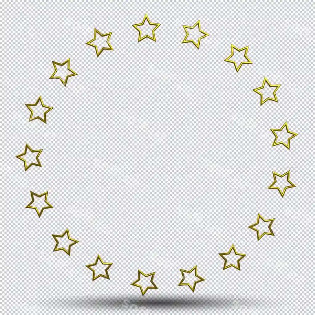 Haqiqiy doira shaklidagi oltin yulduzlar ajraltirilgan mijoz reytingi fikri | Realistic circle golden stars isolated customer rating feedback