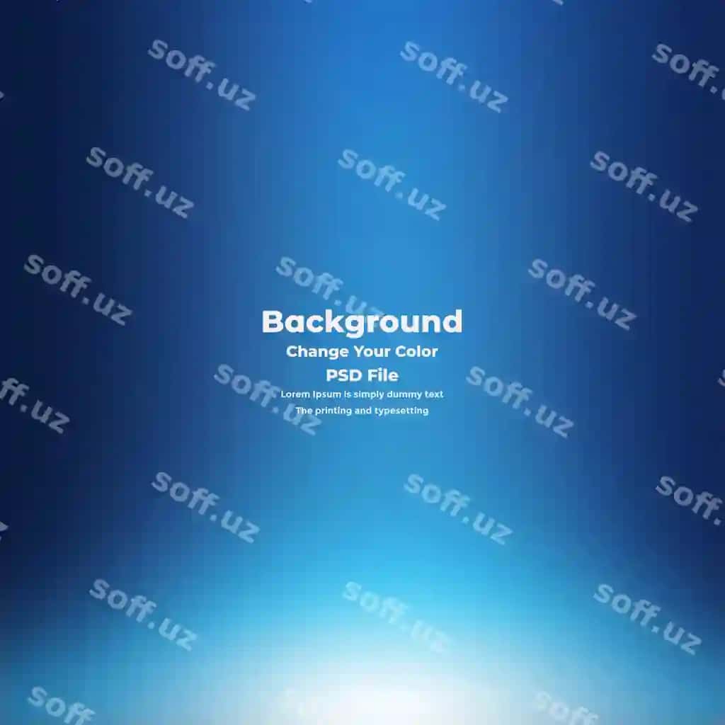 Psd anqarli ko'k gradient fons bo'sh ko'k tekstura | Psd abstract blue gradient background empty blue texture