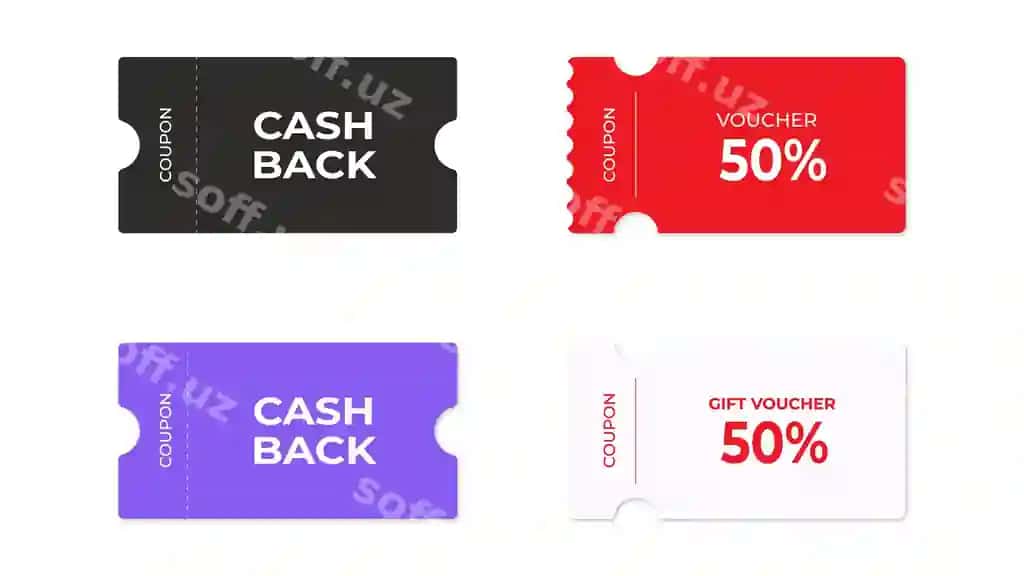 To'plam kartalari o'z ichiga cashbackni kirgizadi. | Collection cards including cash back back