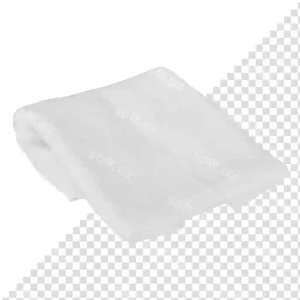 Oq mato havz orqali ajraltirilgan | White textile towel isolated from background