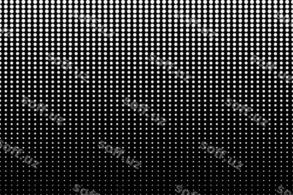 Qora fonda shablon nuqtalari | Black background with pattern dots