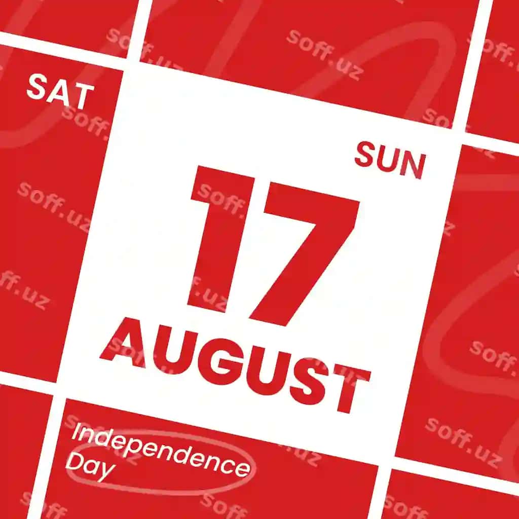Saqving sana Indoneziya mustaqillik kuni | Save date indonesia independence day