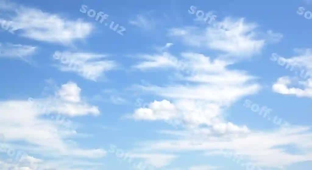 Ko'k osmon bulutlar osmon | Blue sky clouds sky
