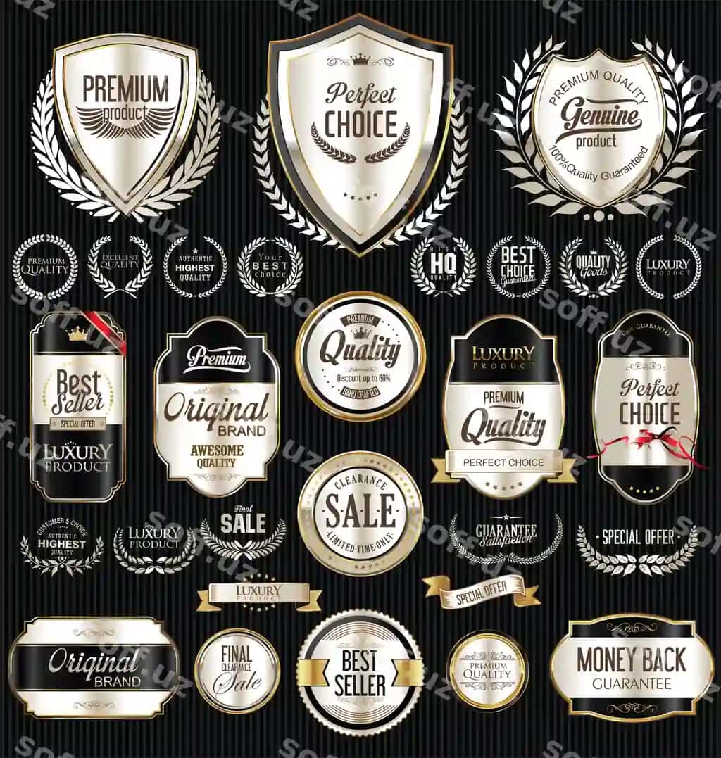 Premium hasharot kumush retro badjlar | Premium luxury silver retro badges