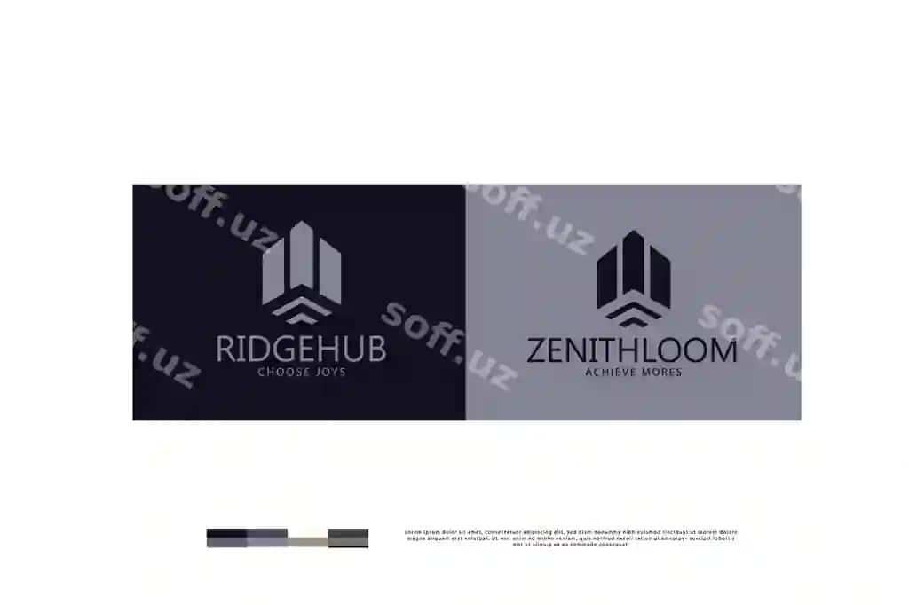 Ajralmaca qurilish logotip dizayni AI tomonidan yaratilgan shablon illustratsiyasi | Distinctive construction logo design ai generated template illustration