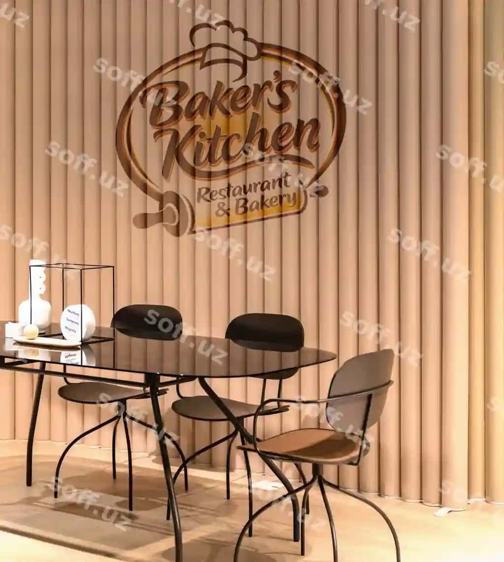 3-oʻlchovli devor logotipi namunasi | 3d wall logo mockup