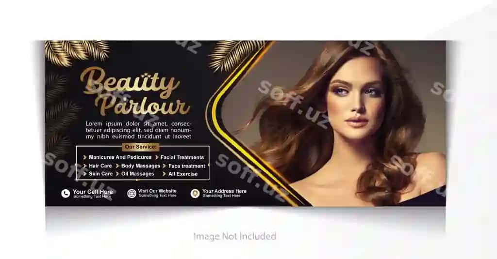 Chiroy saloni Facebook cover | Beauty parlour facebook cover