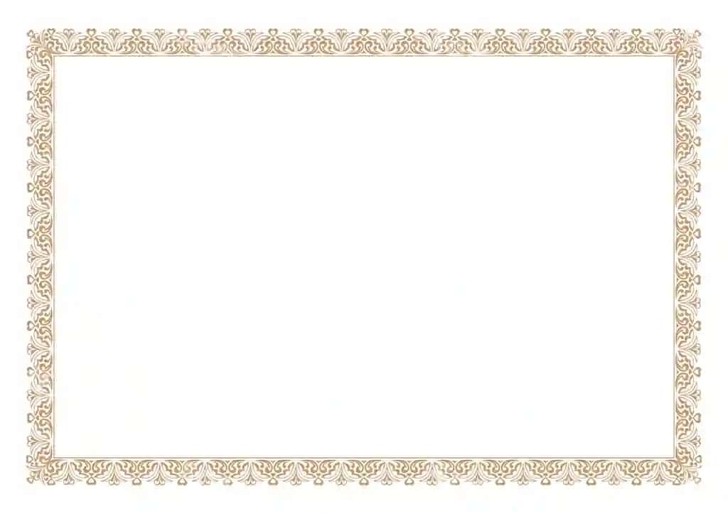 Oltin gulli bezatma ramkasi | Gold floral ornament frame