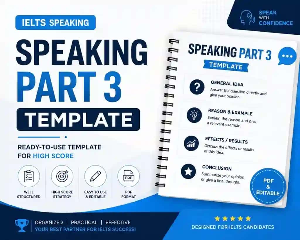 Speaking part 3 shablon
