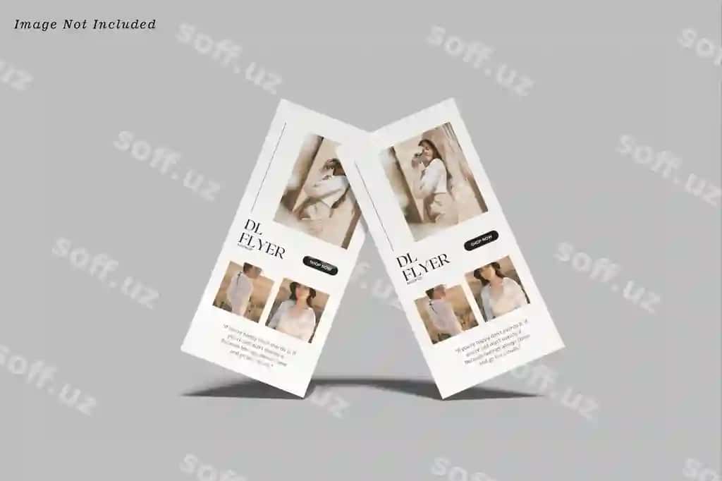 DL flyer modeli | Dl flyer mockup