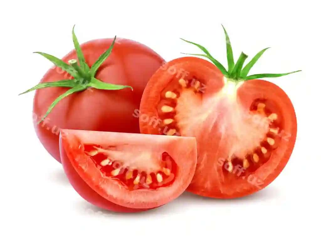 Pomidor oq ajraltirilgan | Tomato isolated white