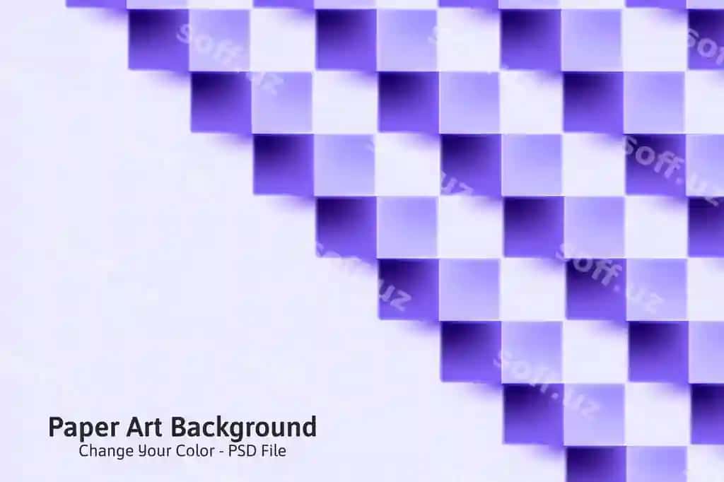 Abstrakt zamonaviy kvadrat tekstura orqa fonda 3d qog'oz san'ati uslubi shu | Abstract modern square texture background 3d paper art style that