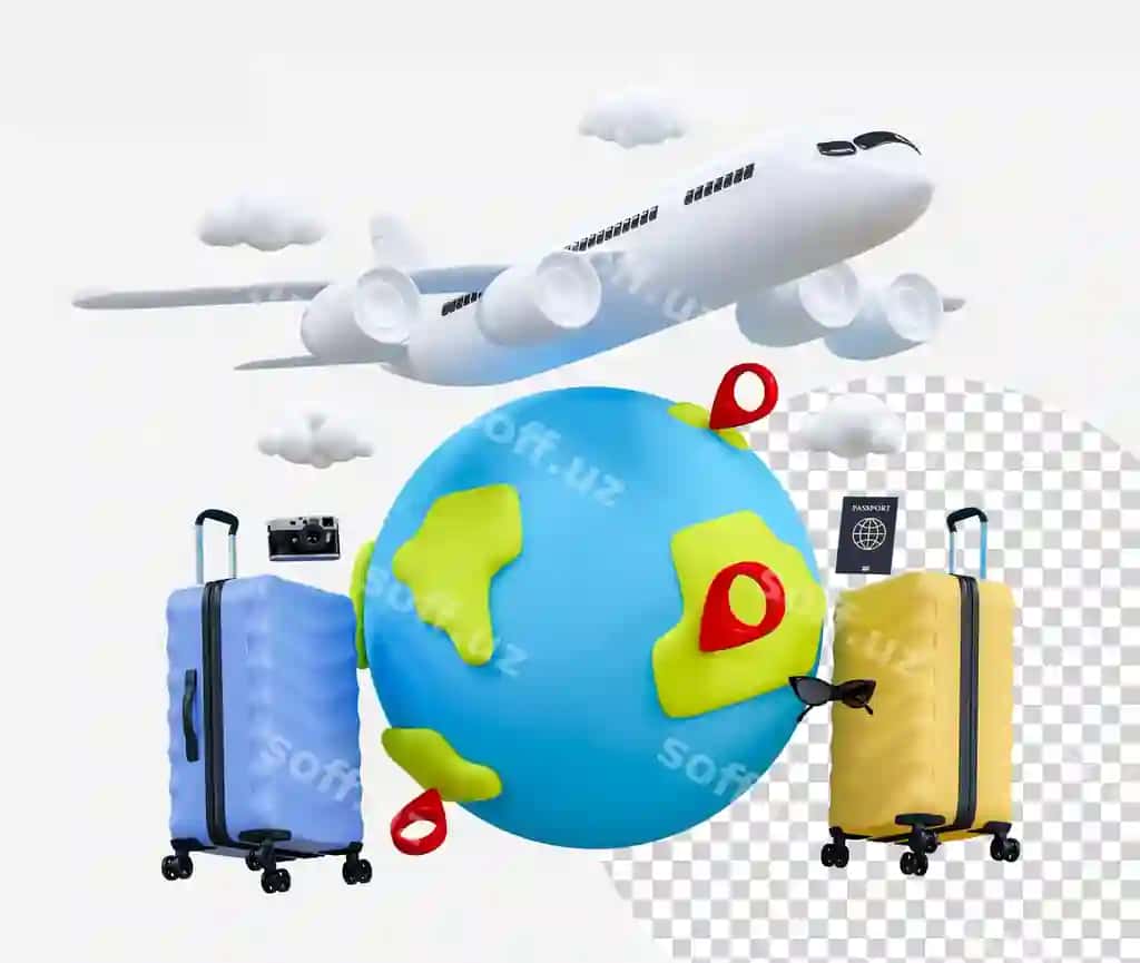 Sayohat transporti dunyoning aylanishi konsepsiya sayohat turizm sayohat dam olish | Traveling transport around world concept travel tourism trip vacation
