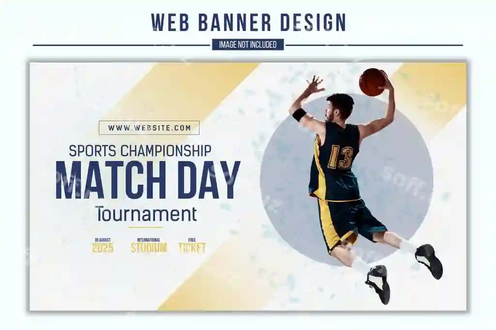 Psd shablon facebook o'yin kuni banneri AQSH futboli | Psd template facebook match day banner american football