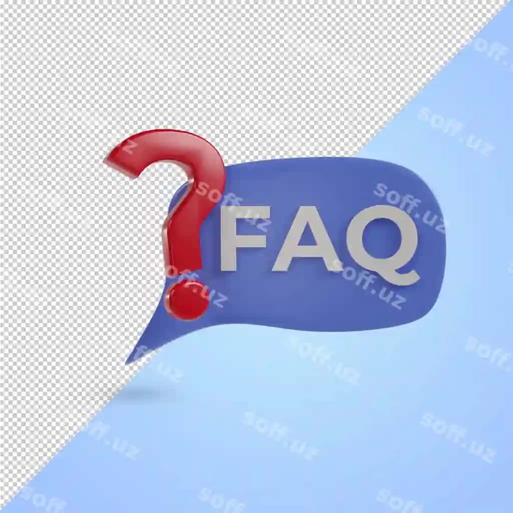 3d render so'z qovshoqcha ikonasi savol belgisi FAQ yozuvchi | 3d render speech bubble icon question mark with faq writing