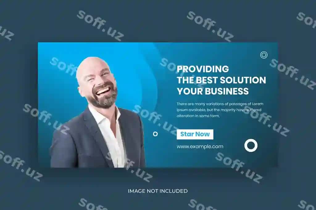 Raqamli biznes marketing ijtimoiy tarmoqlari post banner shabloni | Digital business marketing social media post banner template