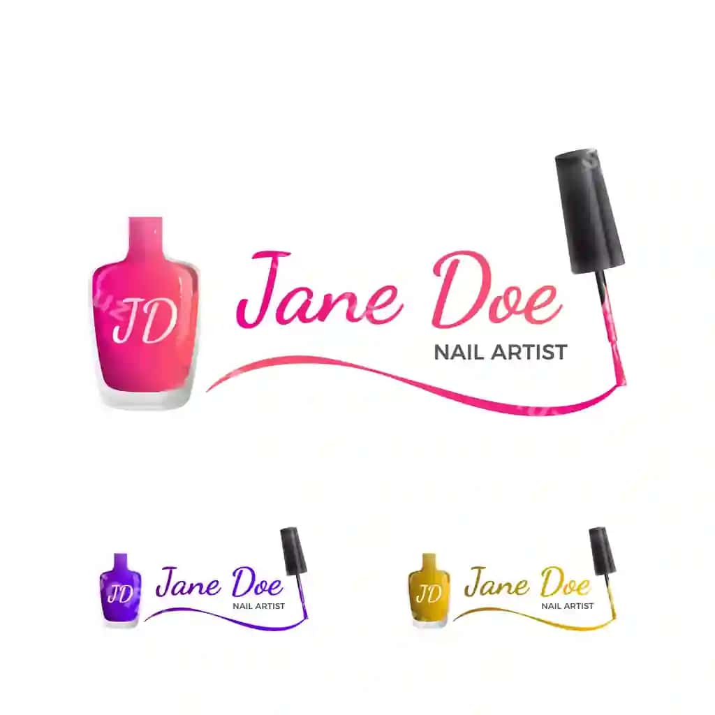 Nail art logotipi | Nail art logo