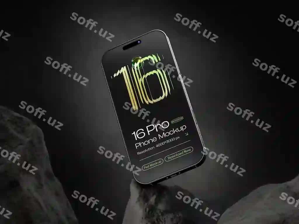 Akillı telefon 16 pro namuna | Smartphone 16 pro mockup