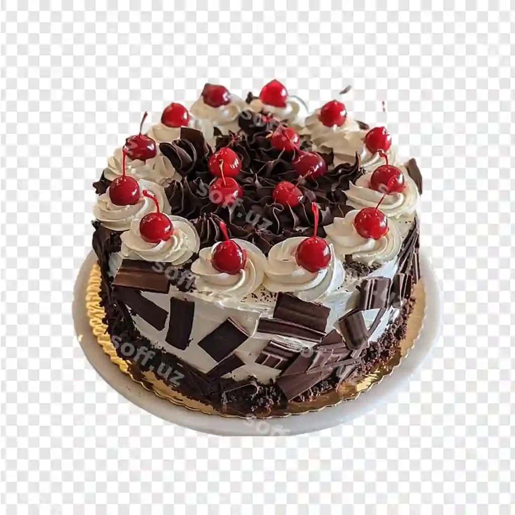 Olmalar bilan kekin, bu cherry top | Cake with cherries it cherry top