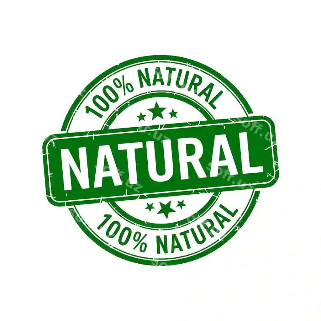 Tabiiy mahsulot stiker badge | Natural product sticker badge