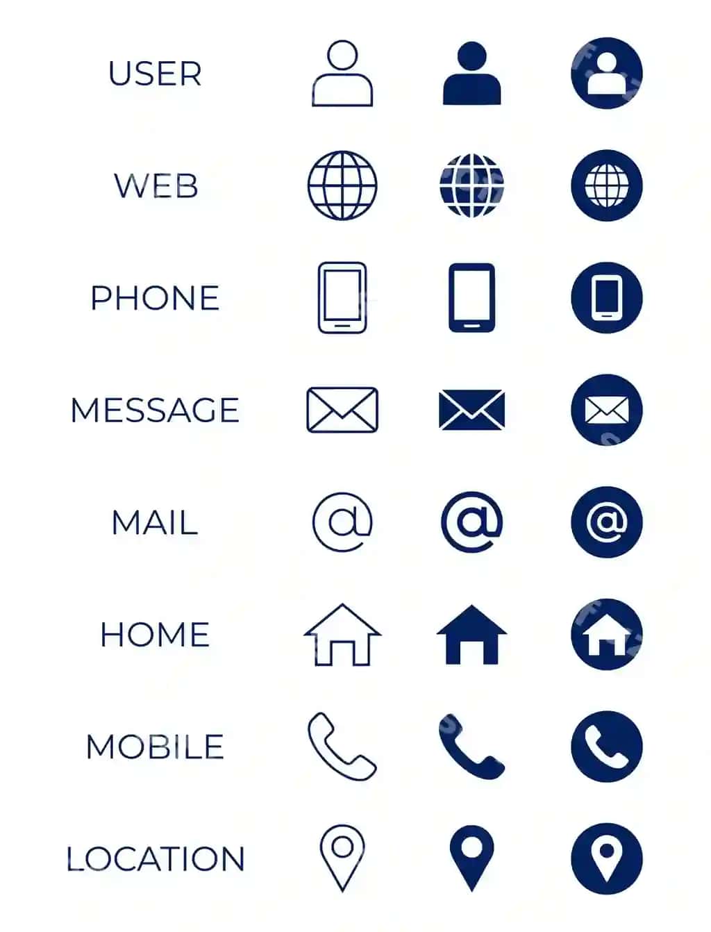 Logotip ikon komplektlari professional biznes kartalari | Logo icon sets professional business cards