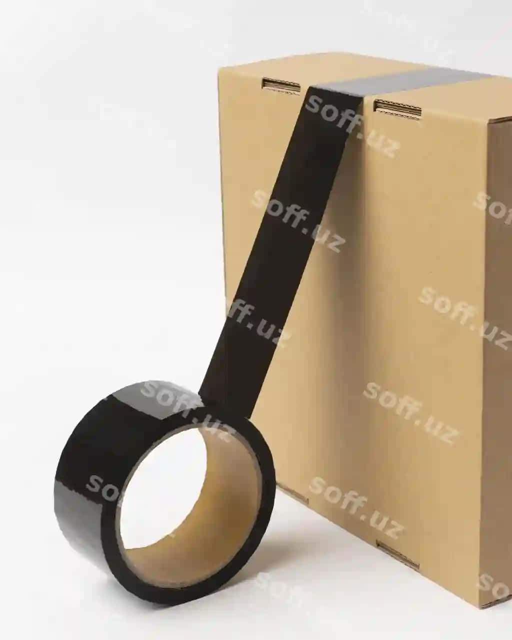 Paket qo'shiq namuna haqiqiy kontekst | Packing tape mockup real context