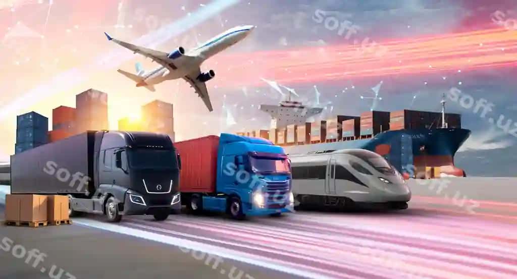 Logistika transport montaj dizayni | Logistics transports collage design