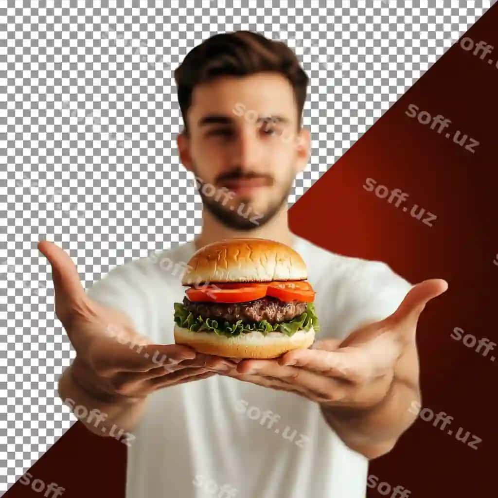 Suluqli burger qo'llari | Juicy burger hands