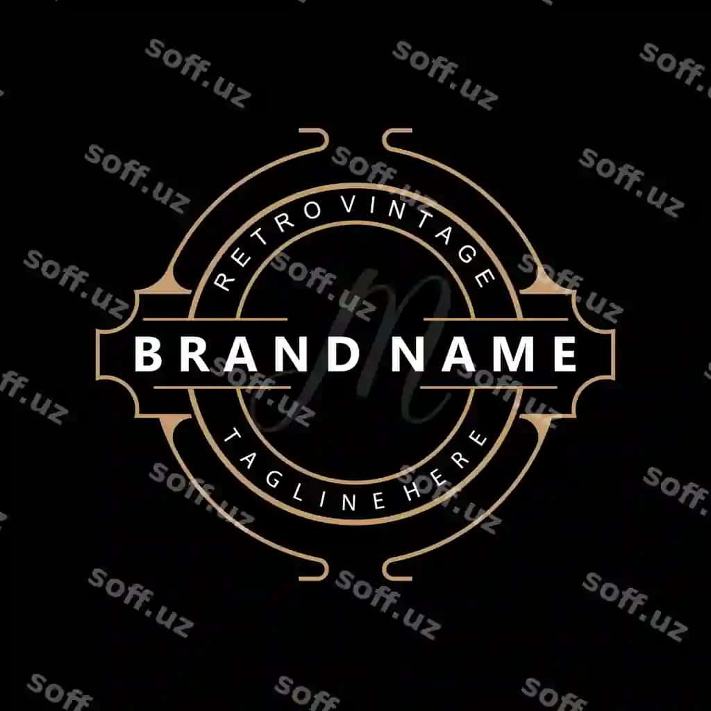 Elegant Minimalist Bez Logotip Shablon Luks Bez Turmova | Elegant minimalist ornament logo template luxury ornament wedding
