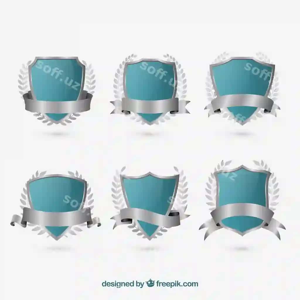 Laurel gulbandli shildar | Laurel wreath shields