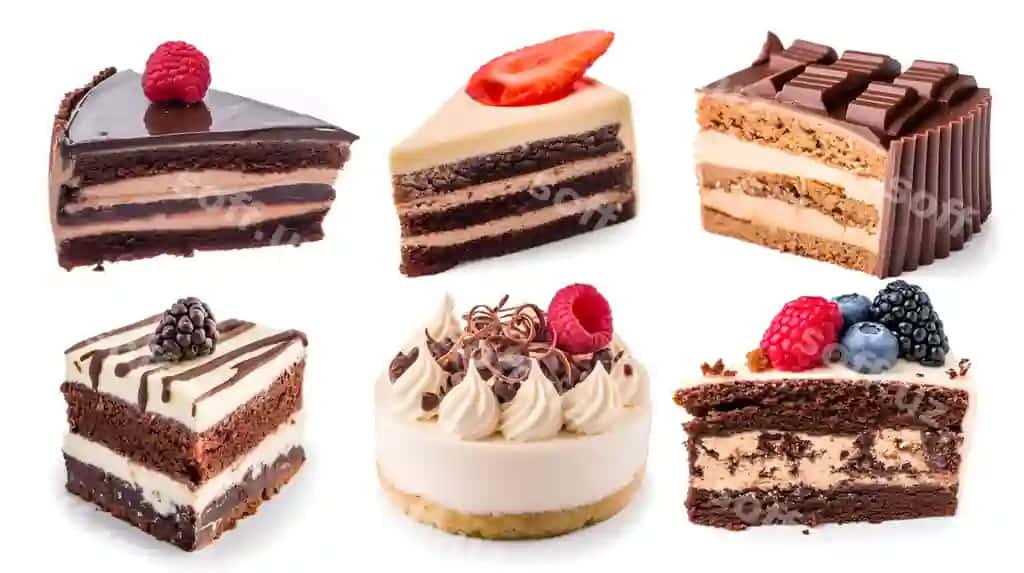 Tanlangan tortlar va pasterlar gourmet to'plami | Assorted cakes pastries gourmet collection