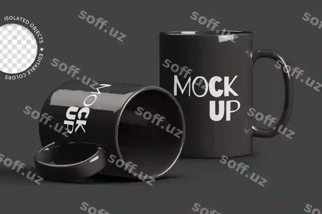 Namuna qahveh choy klassik mug koppa kompaniya brending logotip prezentatsiya | Mockup coffee tea classic mug cup company branding logo presentation