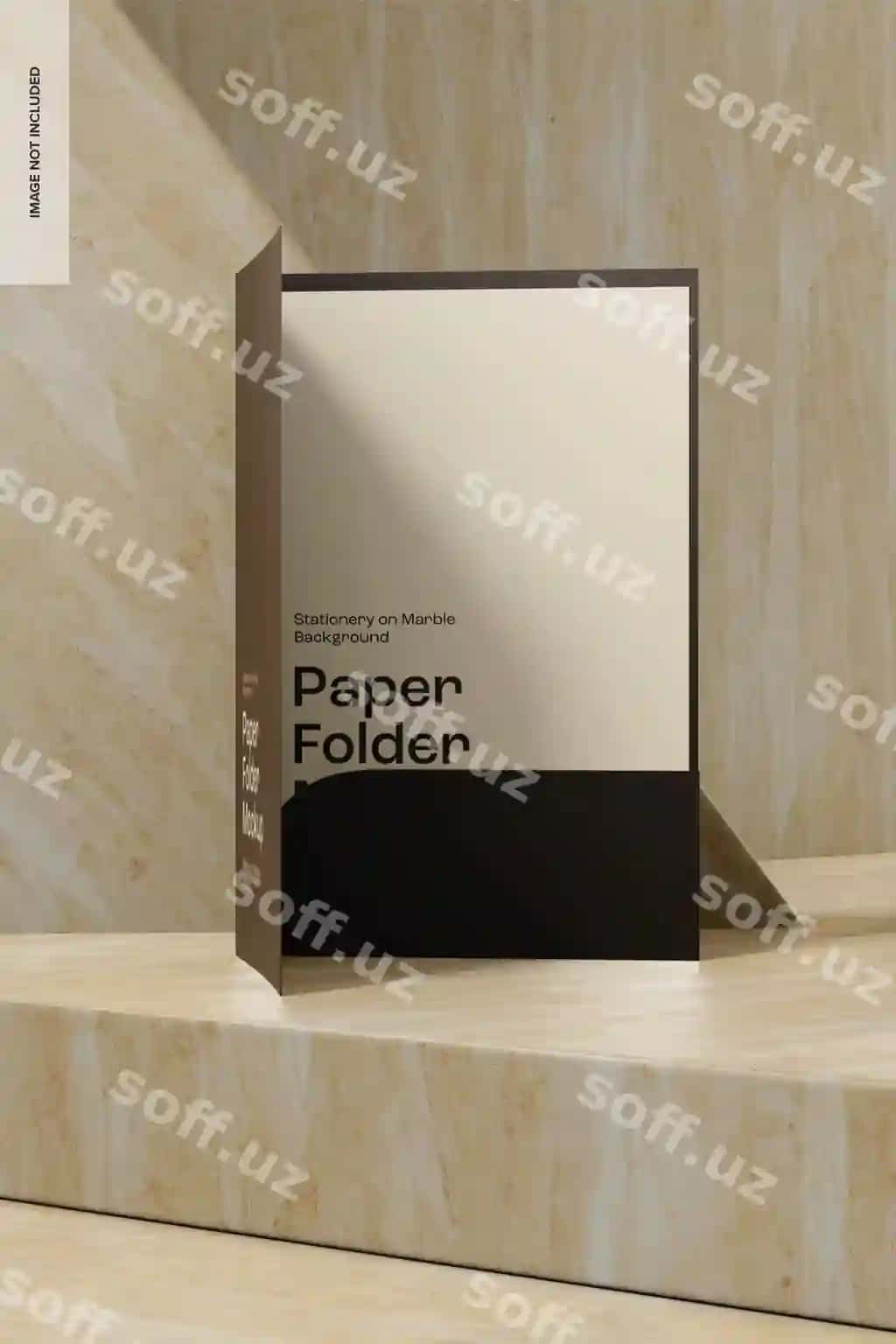 Qog'oz papka namunasi | Paper folder mockup
