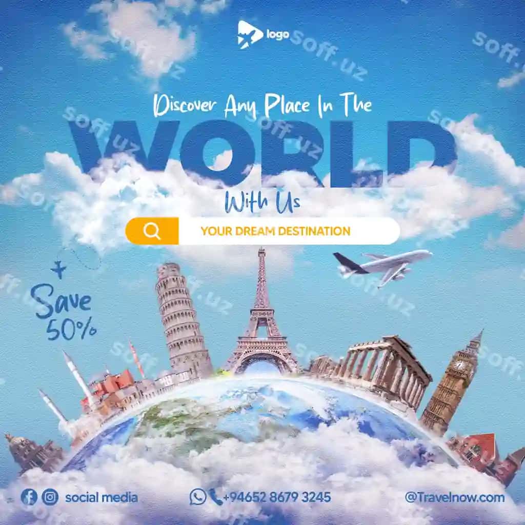 Kashf etish dunyo ijtimoiy tarmoqlar posti | Discover world social media post