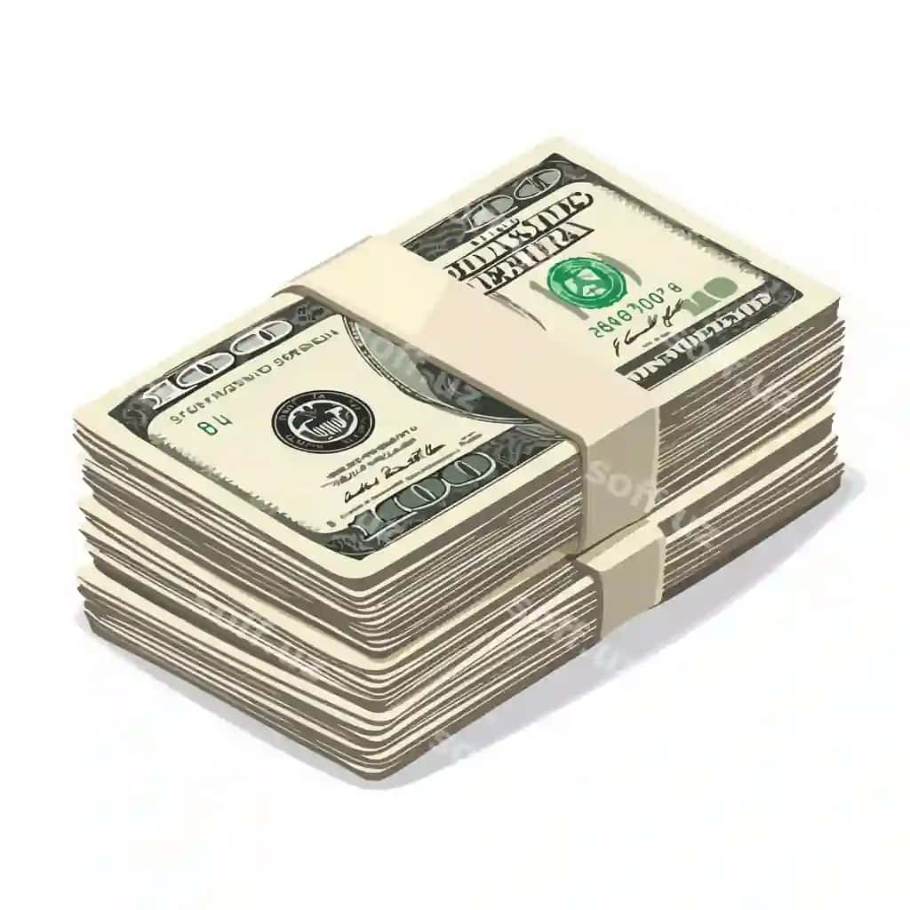Tekis moliyaviy element dizayni pul ikonasi illustratsiyasi | Flat financial item design money icon illustration