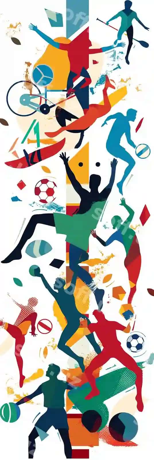Grafik tavsif yozgi sport disciplinasi o'yinlari | Graphic representation disciplines summer sports games