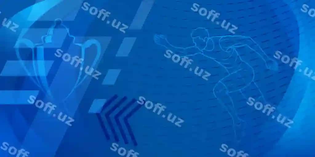 Yug'uvchi mavzusi fon ko'k tonlar bilan abstrakt nuqta chiziqlari | Runner themed background blue tones with abstract dotted lines with
