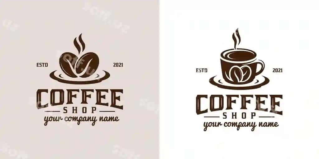 Vintage retro logotiplar klassik kofeeshop | Vintage retro logos classic coffee shop