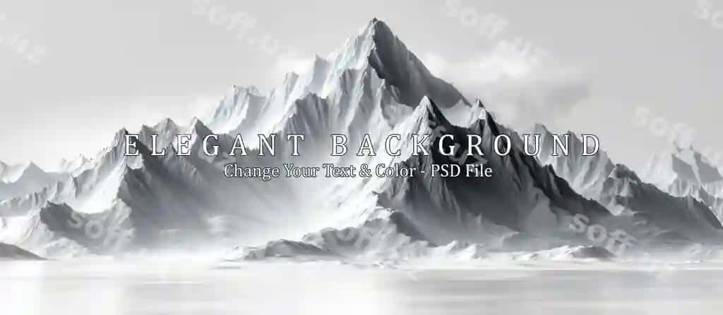 Abstrakt to'pka manzili | Abstract mountain landscape