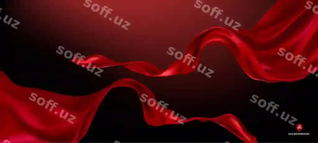 Abstrakt vektor parvoz dalg'a ipak mato orqa fonda katta ochildishi | Abstract vector flying wave silk fabric background grand opening