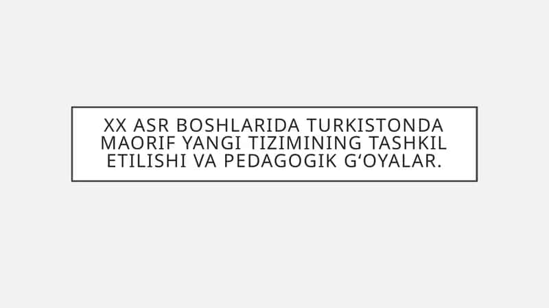 Is’hoqxon Ibrat pedagogik qarashlari