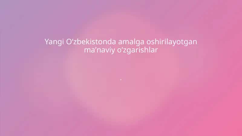 Ma'naviy taraqqiyot