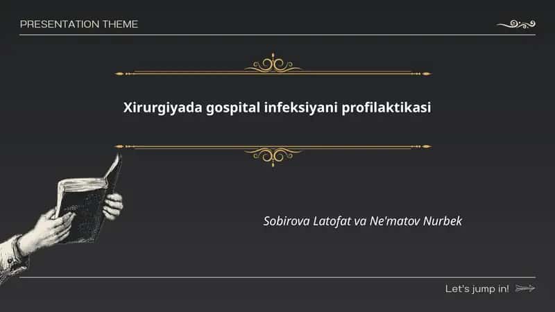Xirurgiyada gospital infeksiyani profilaktikasi