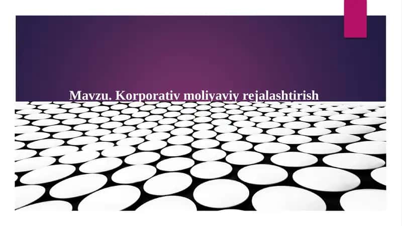 Korporativ moliya viyrejalashtirish