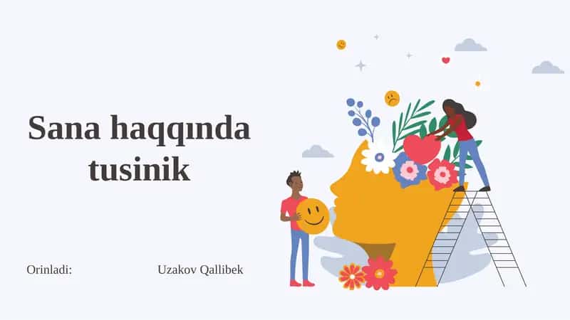 Sana haqqında tusinik (Qaraqalpaq tilinde)