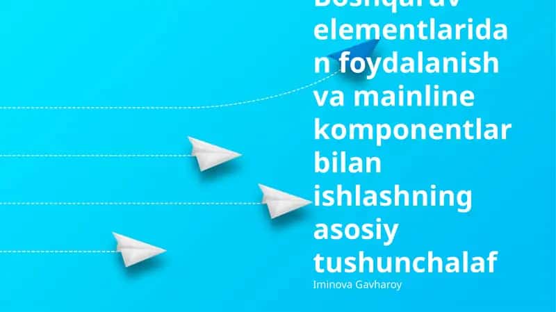 Boshqaruv elementlari
