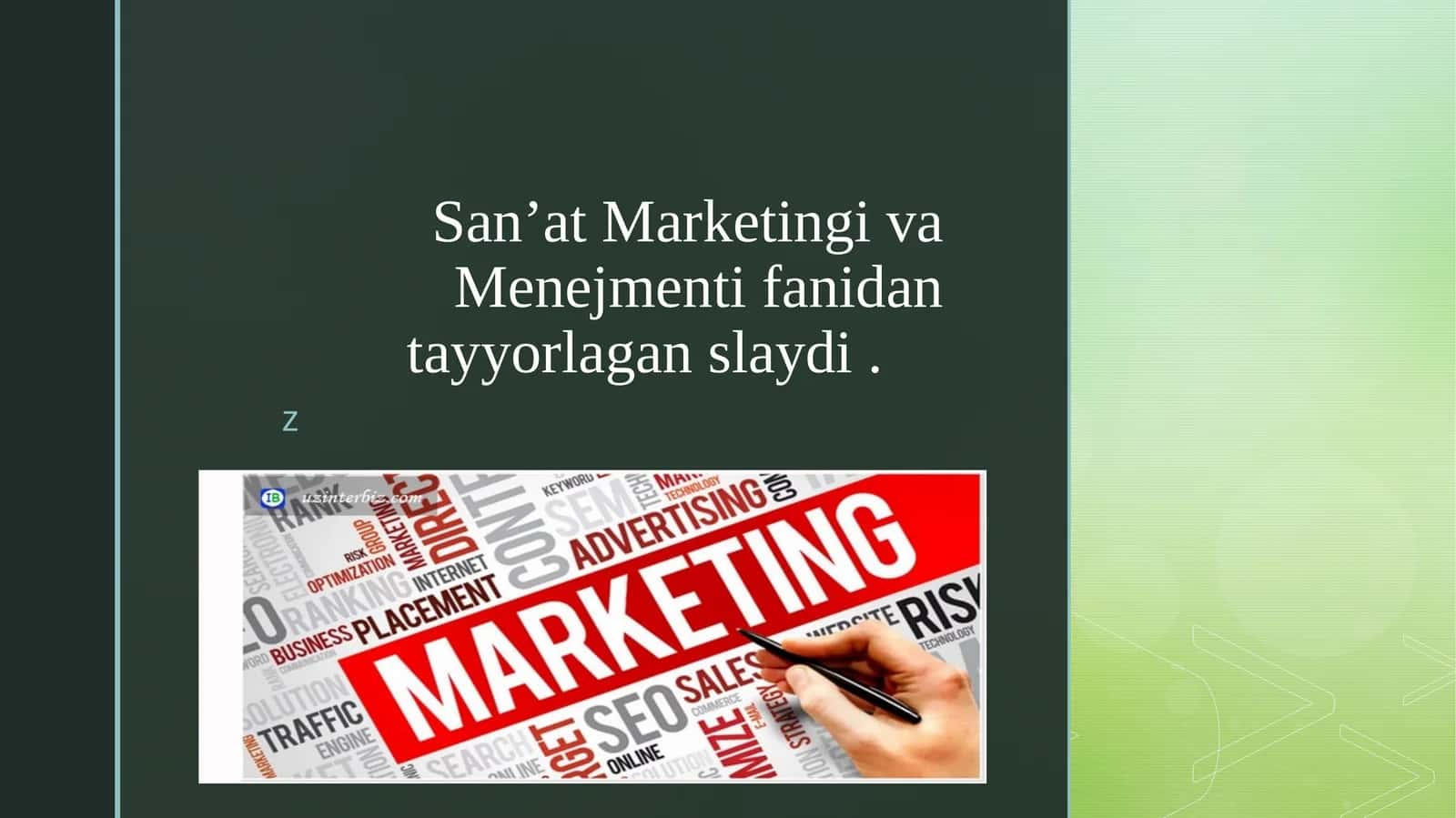 Madaniyat va San’at sohasidagi boshqaruvning o’ziga xos xususiyatlari