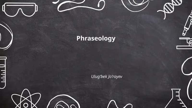 Phraseology